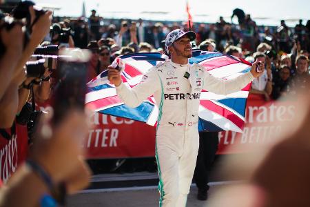 Sechster WM-Titel: Die schönsten Jubelbilder von Lewis Hamilton