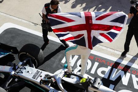 Sechster WM-Titel: Die schönsten Jubelbilder von Lewis Hamilton