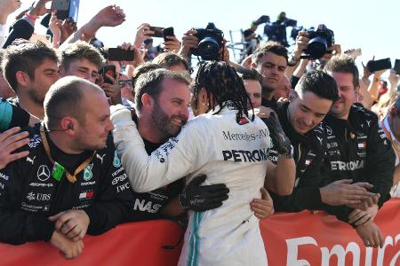 Sechster WM-Titel: Die schönsten Jubelbilder von Lewis Hamilton