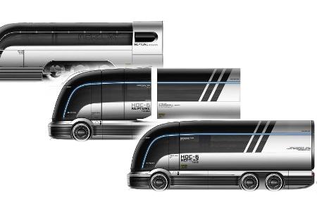 Hyundai HDC-6 Neptune: Wasserstoff-LKW mit Science-Fiction-Design