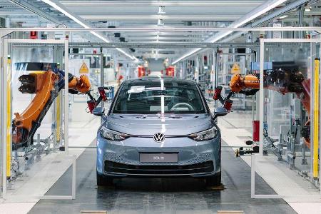 VW ID.3: Produktionsstart in Zwickau mit Bundeskanzlerin Merkel