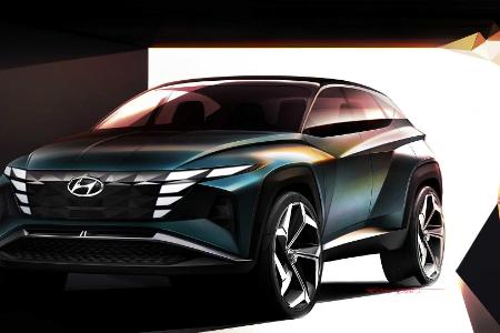 Hyundai Vision T: Tucson-Ausblick mit Plug-in-Hybrid-Antrieb