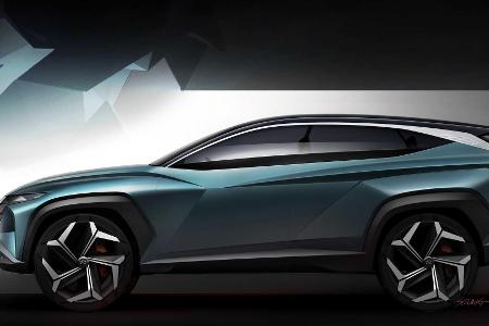 Hyundai Vision T: Tucson-Ausblick mit Plug-in-Hybrid-Antrieb