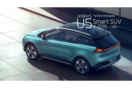 Aiways U5: Elektro-SUV aus China für 25.000 Euro soll Europa erobern