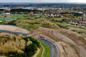 Zandvoort: Bauarbeiten an Steilkurve in vollem Gang