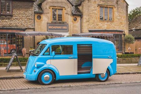 Morris Commercial JE: Elektro-Lieferwagen mit tollem Retro-Design Morris Commercial JE: Elektro-Lieferwagen mit tollem Retro-Design