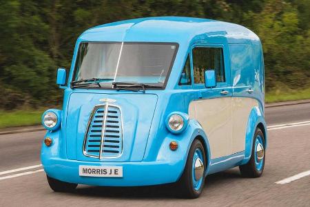 Morris Commercial JE: Elektro-Lieferwagen mit tollem Retro-Design