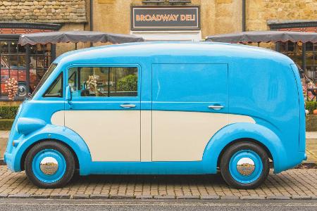 Morris Commercial JE: Elektro-Lieferwagen mit tollem Retro-Design Morris Commercial JE: Elektro-Lieferwagen mit tollem Retro-Design
