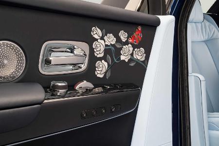 Rolls-Royce Rose Phantom: Luxus mit aufwendigen Rosen-Stickereien