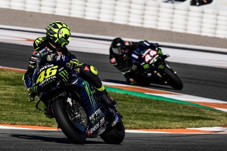 Hamilton testet MotoGP-Bike: Rossi 