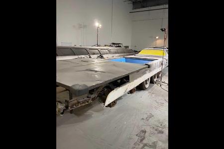 Das längste Auto der Welt ist ein Cadillac Eldorado mit 26 Rädern