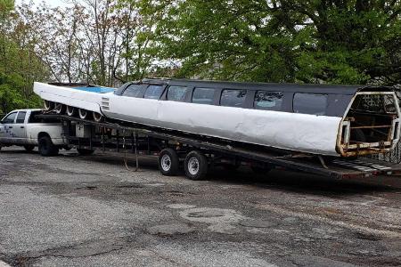 Das längste Auto der Welt ist ein Cadillac Eldorado mit 26 Rädern