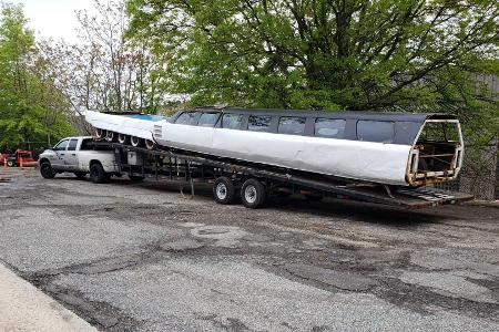 Das längste Auto der Welt ist ein Cadillac Eldorado mit 26 Rädern
