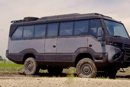 Torsus Praetorian: Ultra-robuster Schwerlast-Bus für extremes Gelände