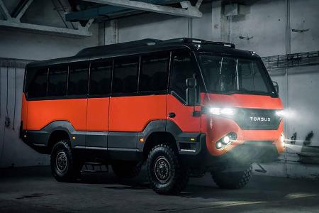 Torsus Praetorian: Ultra-robuster Schwerlast-Bus für extremes Gelände