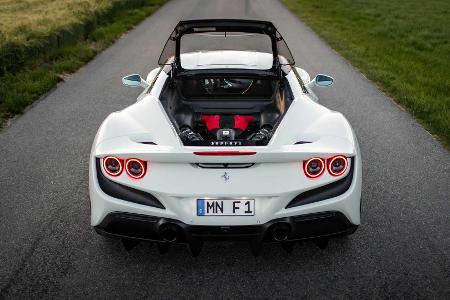 Ferrari F8 Tributo von Novitec hat große Kraft und große Räder Ferrari F8 Tributo von Novitec hat große Kraft und große Räder