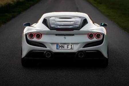 Ferrari F8 Tributo von Novitec hat große Kraft und große Räder Ferrari F8 Tributo von Novitec hat große Kraft und große Räder