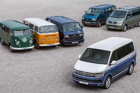 70 Jahre VW Bulli: Ein Rückblick in Bildern