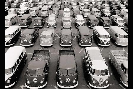 70 Jahre VW Bulli: Ein Rückblick in Bildern