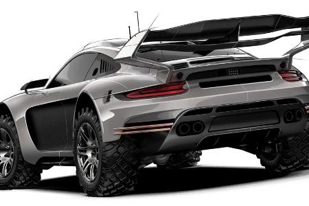 Gemballa teasert heftigen Offroad-Porsche 911