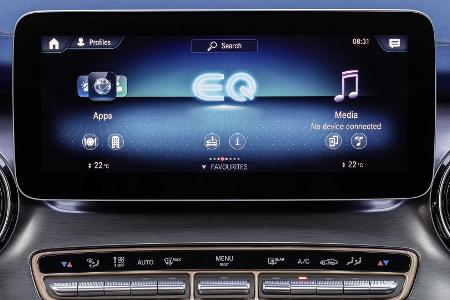 Mercedes EQV: Elektrische V-Klasse debütiert mit 405 km Reichweite