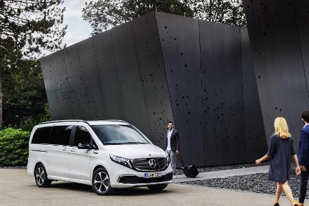 Mercedes EQV: Elektrische V-Klasse debütiert mit 405 km Reichweite