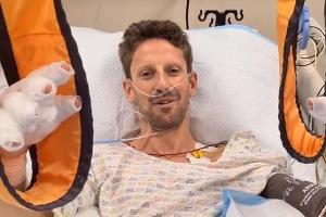 Diagnose bei Grosjean: Keine Brüche, eine Nacht im Krankenhaus