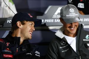 Schumacher bleibt für Vettel der Beste: Konnte "eine Art Extralevel" freischalten