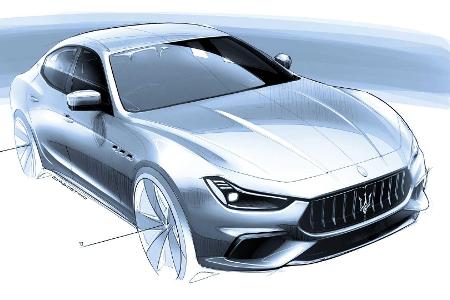 Maserati Ghibli (2021): Neuer Mildhybrid-Vierzylinder mit E-Verdichter