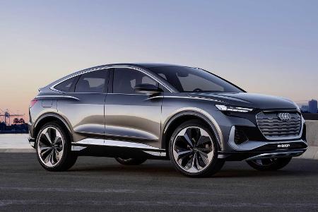 Audi Q4 Sportback e-tron Concept: Seriennaher Ausblick auf 2021