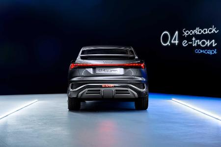 Audi Q4 Sportback e-tron Concept: Seriennaher Ausblick auf 2021