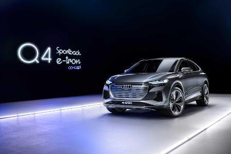 Audi Q4 Sportback e-tron Concept: Seriennaher Ausblick auf 2021