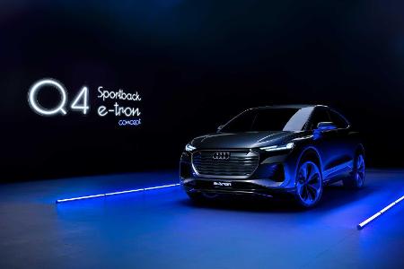 Audi Q4 Sportback e-tron Concept: Seriennaher Ausblick auf 2021