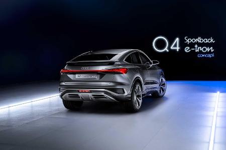 Audi Q4 Sportback e-tron Concept: Seriennaher Ausblick auf 2021