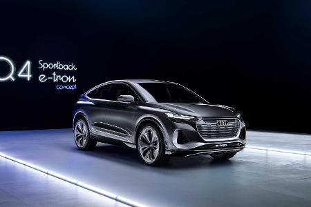 Audi Q4 Sportback e-tron Concept: Seriennaher Ausblick auf 2021