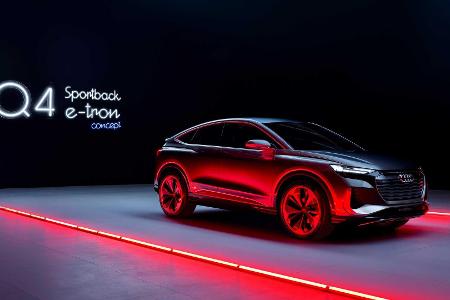 Audi Q4 Sportback e-tron Concept: Seriennaher Ausblick auf 2021