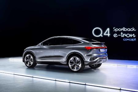 Audi Q4 Sportback e-tron Concept: Seriennaher Ausblick auf 2021