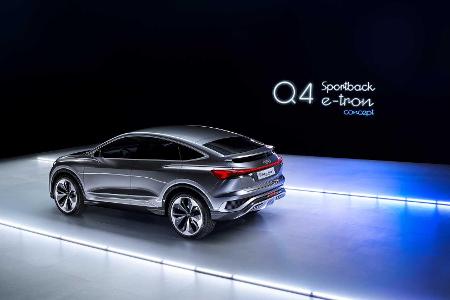 Audi Q4 Sportback e-tron Concept: Seriennaher Ausblick auf 2021