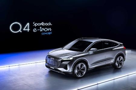 Audi Q4 Sportback e-tron Concept: Seriennaher Ausblick auf 2021