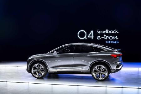 Audi Q4 Sportback e-tron Concept: Seriennaher Ausblick auf 2021