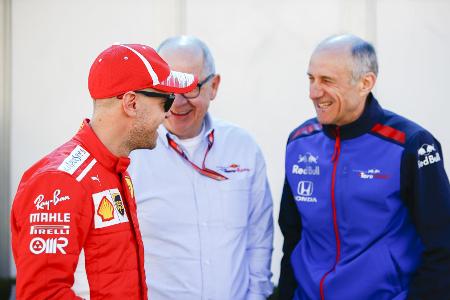 Sebastian Vettel und Franz Tost haben schon 2007/08 zusammengearbeitet Sebastian Vettel und Franz Tost haben schon 2007/08 zusammengearbeitet