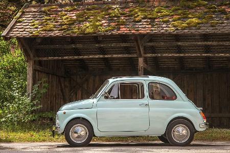 Zeitreise: Unterwegs im alten Fiat 500