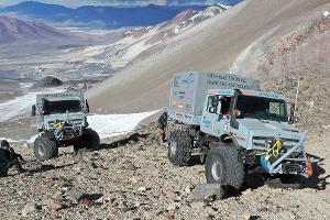 Unimog mit Höhenweltrekord
