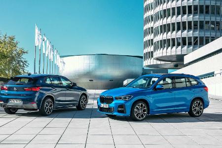 BMW X1 xDrive25e und X2 xDrive25e: Kompakt-SUVs mit Plug-in-Hybrid