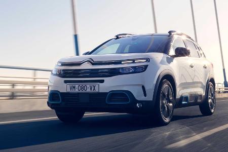 Citroën C5 Aircross SUV Hybrid: Plug-in-Hybrid mit 50 Kilometer Reichweite