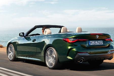 BMW 4er Cabrio (2021): Riesen-Niere und Gewicht sparendes Textilverdeck