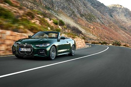 BMW 4er Cabrio (2021): Riesen-Niere und Gewicht sparendes Textilverdeck