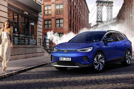 VW ID.4 (2021): Das Elektro-SUV ist 30 Zentimeter länger als der ID.3