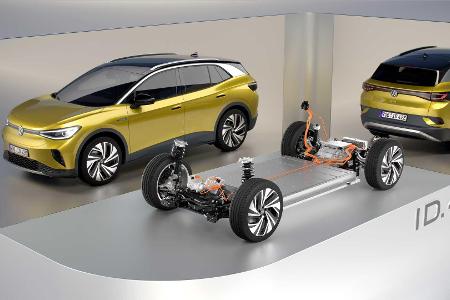 VW ID.4 (2021): Das Elektro-SUV ist 30 Zentimeter länger als der ID.3