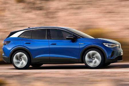 VW ID.4 (2021): Das Elektro-SUV ist 30 Zentimeter länger als der ID.3